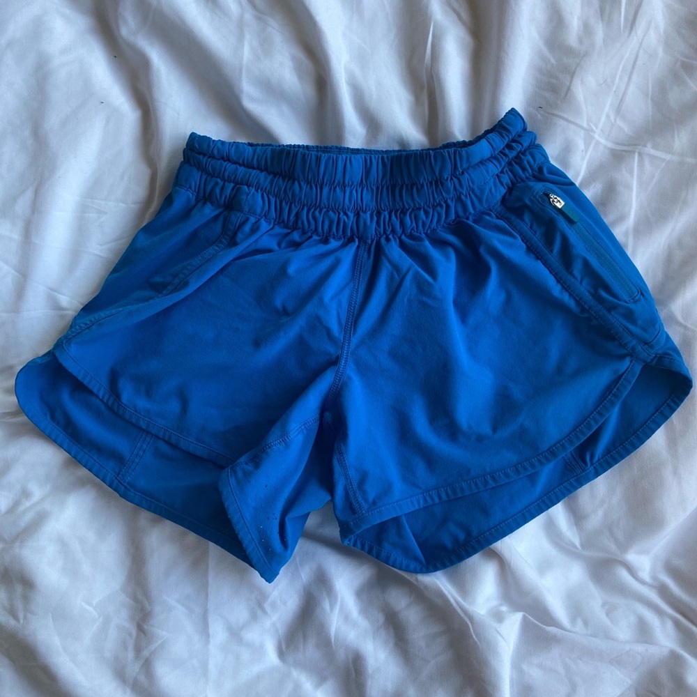 Lululemon blue Tracker Shorts